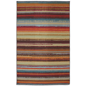 Rena Hand-Tufted Brown/Orange Indoor/Outdoor Area Rug