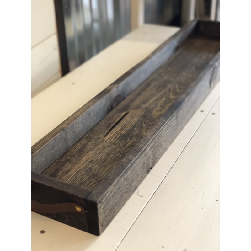 long wooden tray