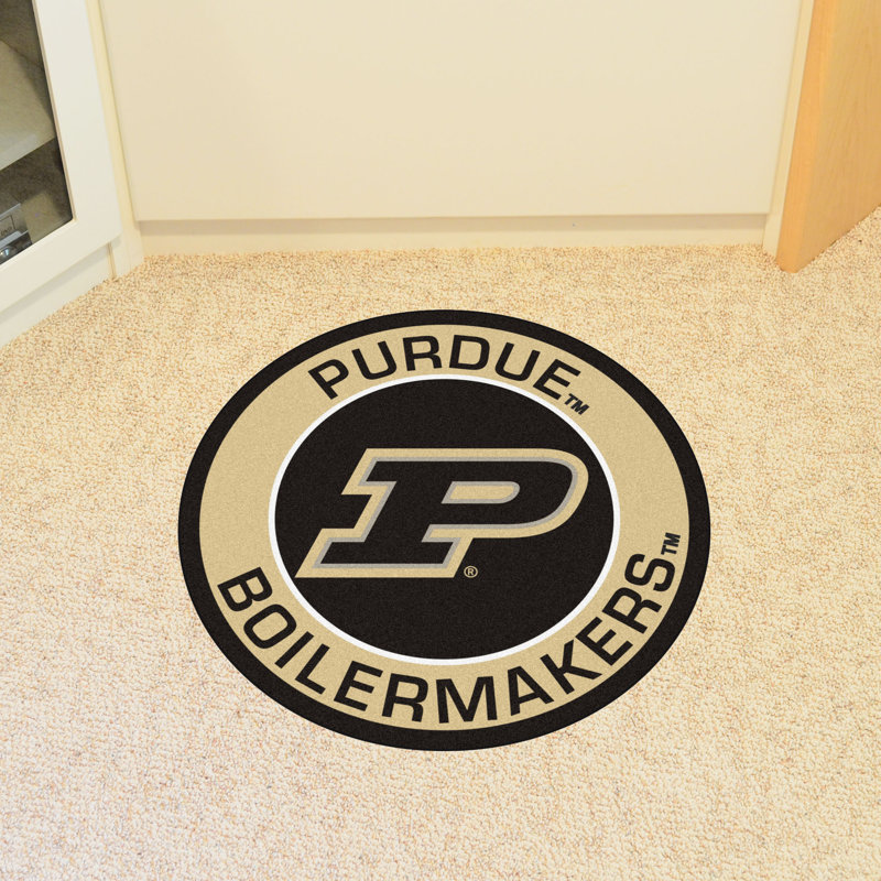 Fanmats Ncaa Purdue University Roundel 27 In X 27 In Non Slip Indoor Only Mat Wayfair