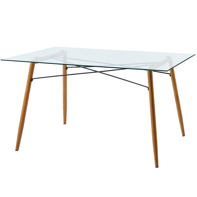 Minimalista Gl Dining Table