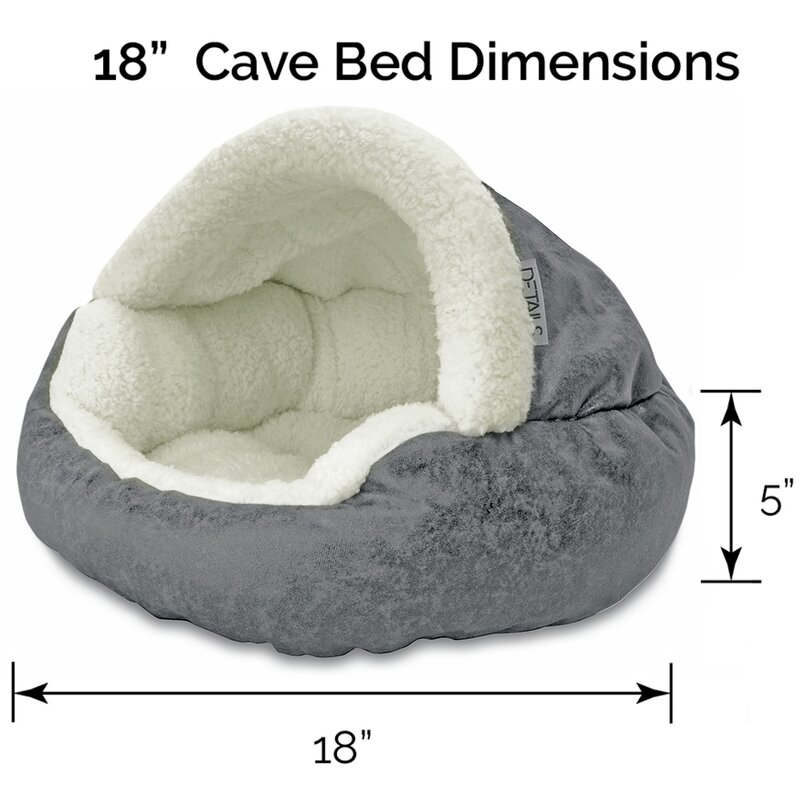 hooded dog bed