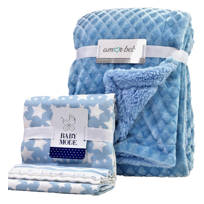 blue muslin blanket