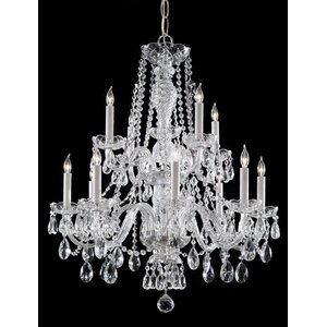 Valdes 12-Light Crystal Chandelier