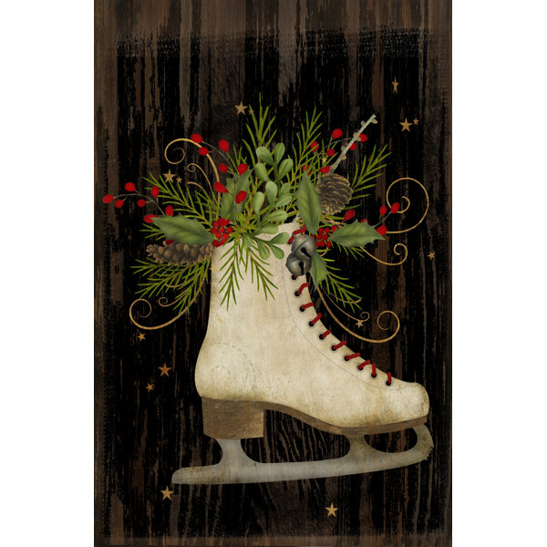 Flags Galore Decor And More Ice Skate 2 Sided Polyester 18 X 12 In Garden Flag Wayfair