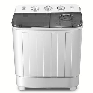 2-in-1 Portable Washing Machine Washer And Spin Dryer For Camping Dorms Apartments College Rooms 3 KG Washer Capacity Pink 