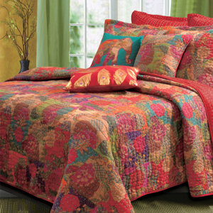 Jordan Cotton Reversible Quilt Set