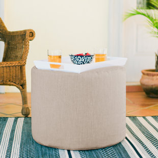 Go to store & view more images Luiza Outdoor Pouf by Turn on the Brights
