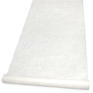 Extra wide white aisle runner 48'x150'L 