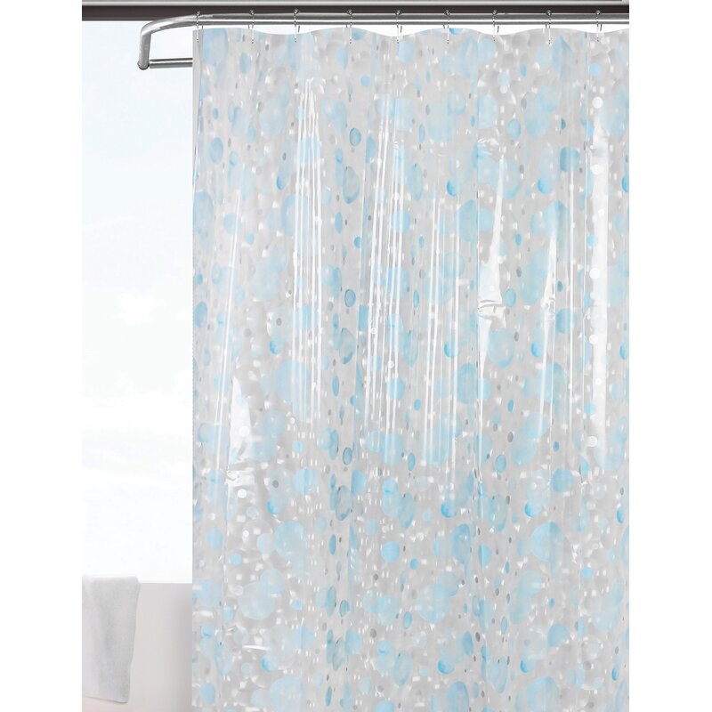 transparent shower curtain