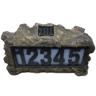 Details about   Solar Address Sign House Number Sign LED Llluminated Outdoor Address Plaque 