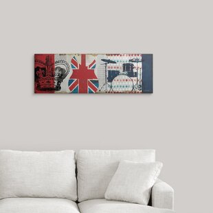 Union Jack Abstract FLAGS  Canvas Art Print Box Framed Picture Wall Hanging BBD 