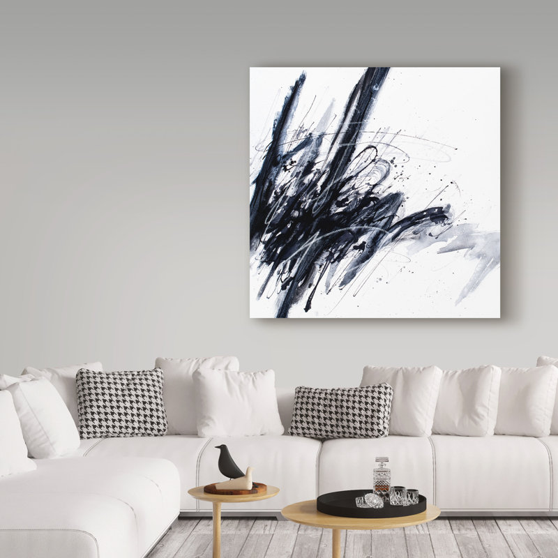 Trademark Art Brutally Smooth Acrylic Painting Print On Wrapped Canvas Wayfair