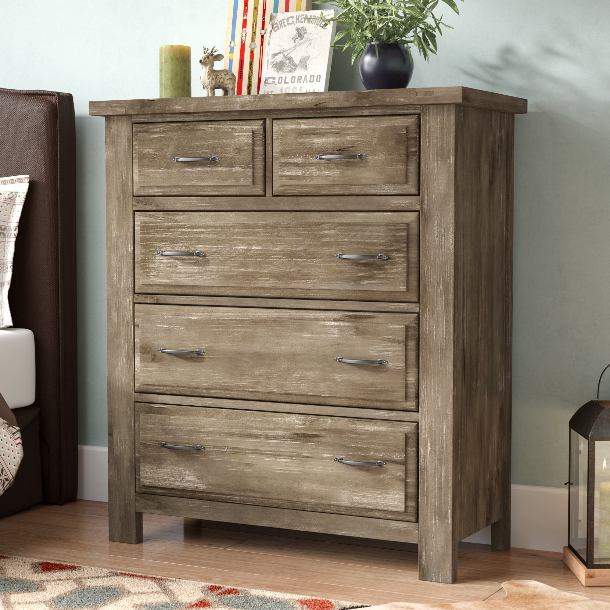 Loon Peak Fairfield 5 Drawer Chest Wayfair