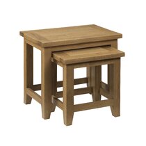 wayfair oak nest of tables