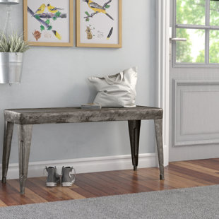 Go to store & view more images Laurel Foundry Modern Farmhouse Bear River Metal Bench