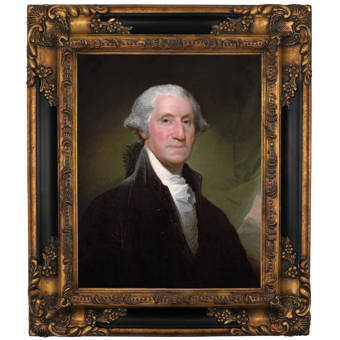 Astoria Grand George Washington Framed Oil Painting Print On