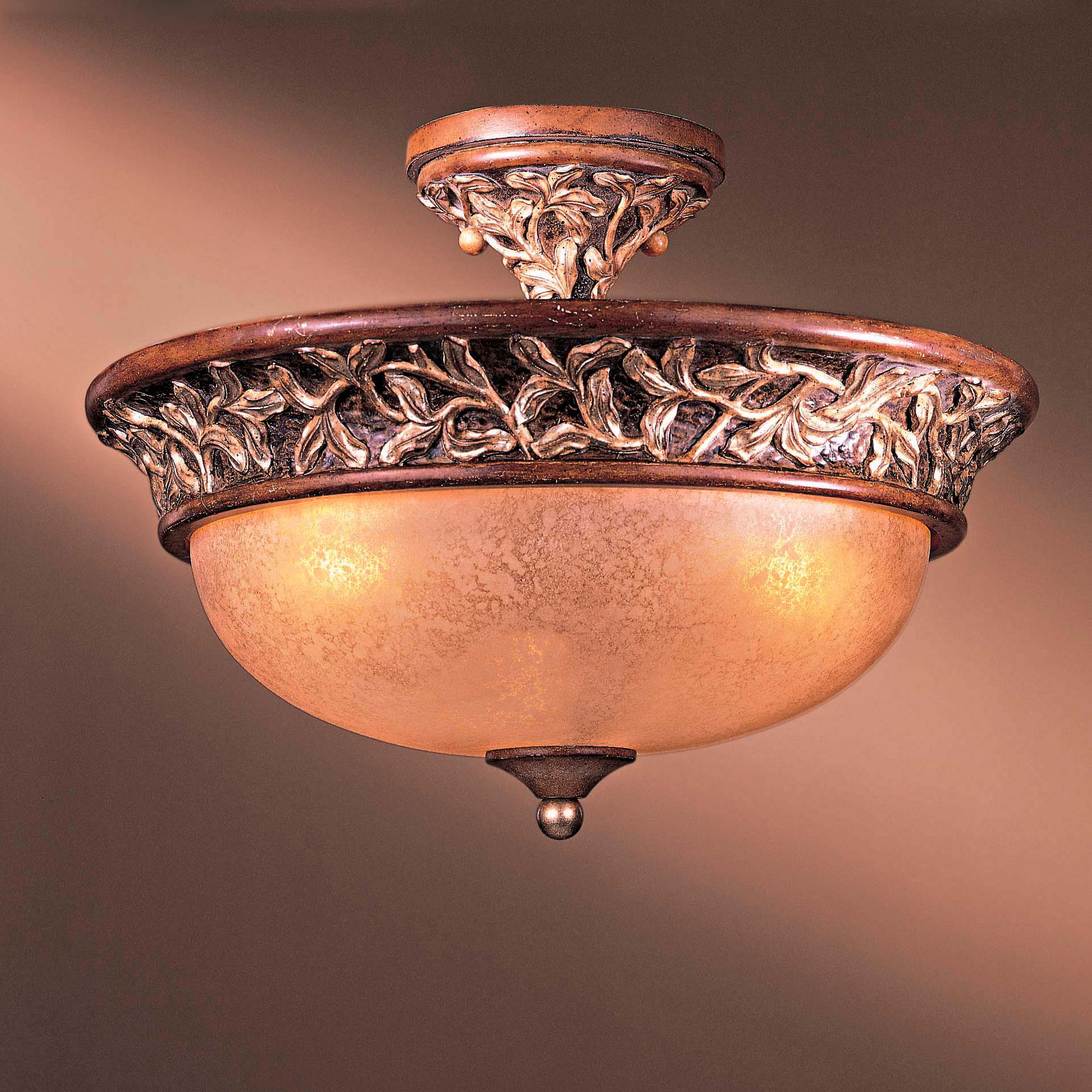 Minka Group Jessica Mcclintock Salon Grand 3 Light Semi Flush Minka Group Jessica Mcclintock Salon