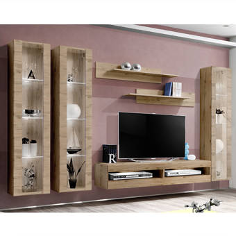 Allmodern Lasker Entertainment Center For Tvs Up To 70 Reviews Wayfair