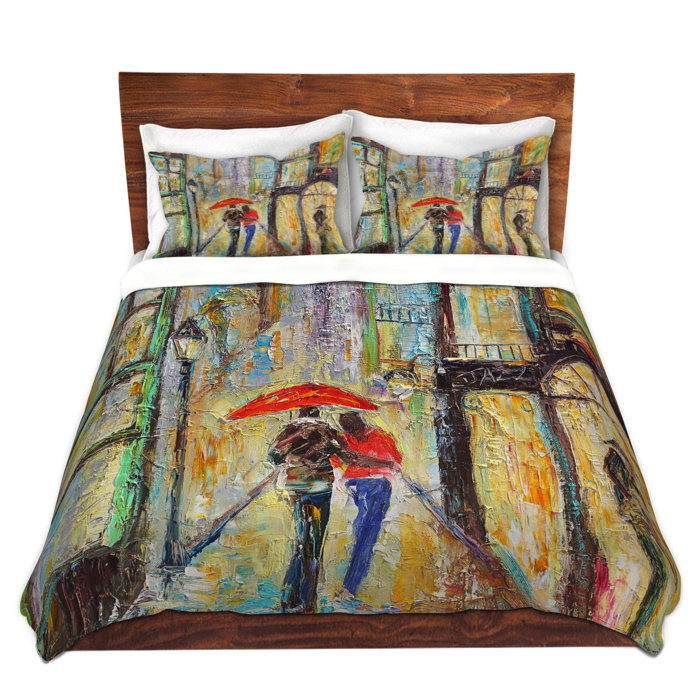 East Urban Home New Orleans Rain Duvet Cover Set Wayfair