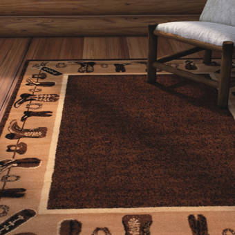 Loon Peak Lacour High Quality Woven Ultra Soft Cowboy Shoe Berber Area Rug Reviews Wayfair