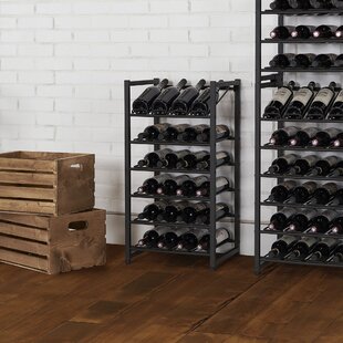Metal Wine Rack 6/8 Bottle Bar Kitchen Storage Stand Liquor Holder W/ Cup Rack 