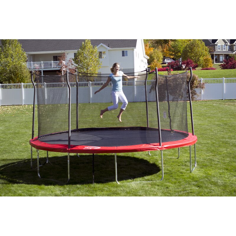 Propel Trampolines 15 Round Trampoline With Safety Enclosure Reviews Wayfair