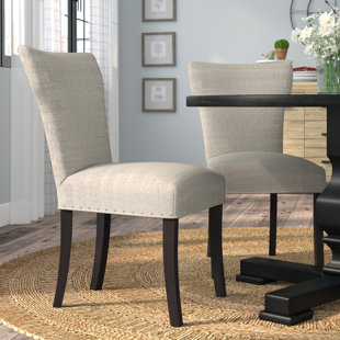 Go to store & view more images Laurel Foundry Modern Farmhouse Salmon Upholstered Contemporary Parsons Chair (Set of 2)