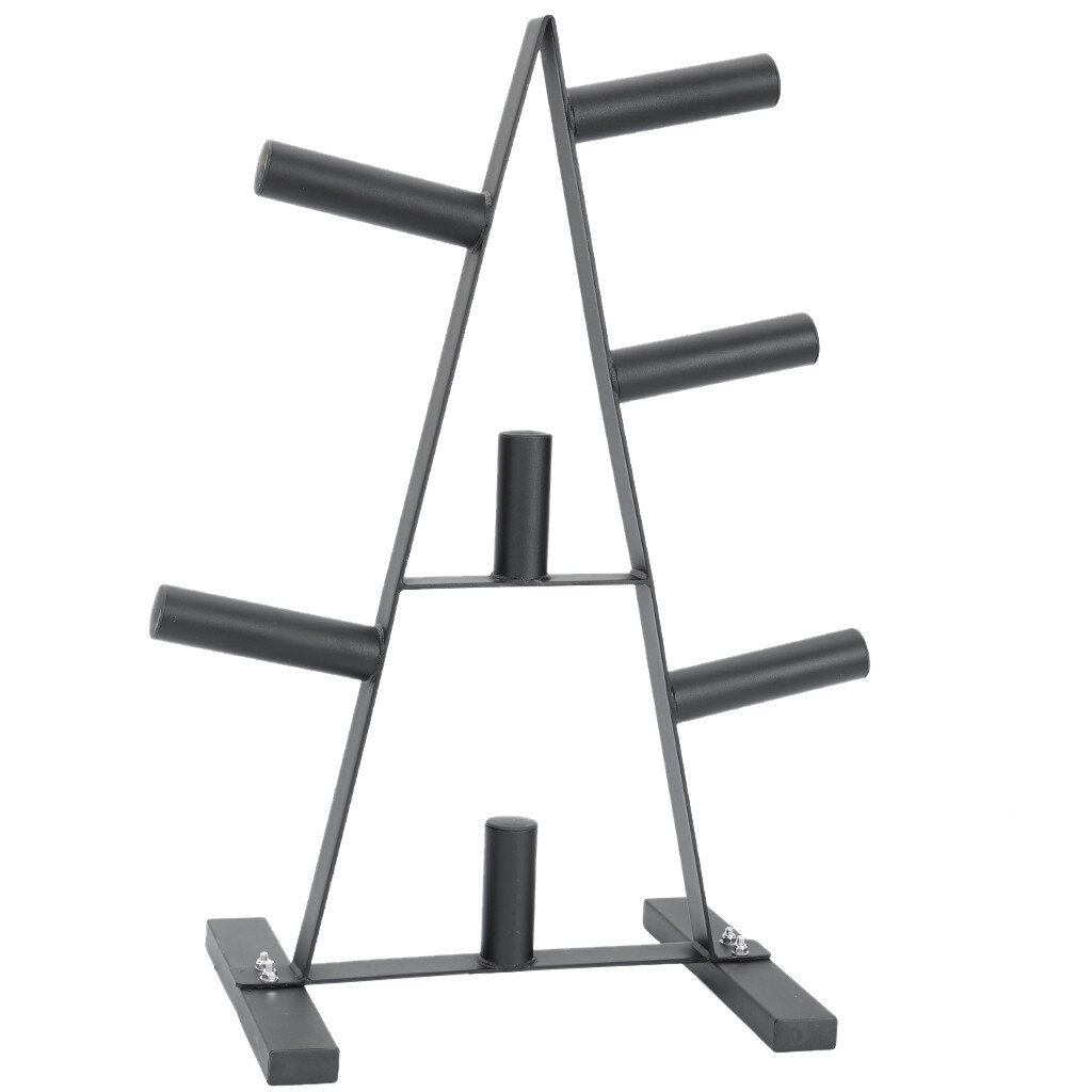 8 Post Side Weight Plate Rack Weight Plate Tree 2 inch Olympic Weight Plate Rack for Bumper Plates Free Weight Stand Metal Steel Home Workout Dumbbell Rack Storage Stand 400 pounds