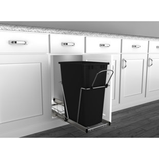 2B66 Trash Can Door Hanging Cupboard Door Elegant Design Space Organizer 