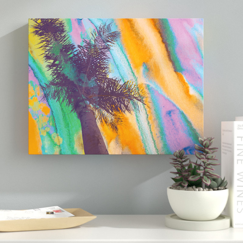 Latitude Run California Sunset 2 Painting Print On Wrapped Canvas