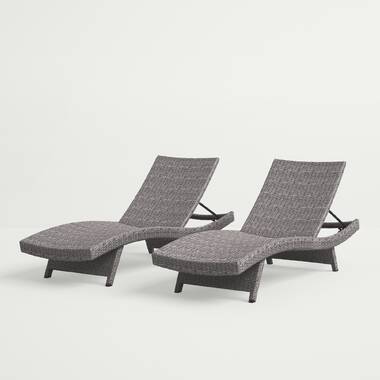 marti double reclining chaise lounge