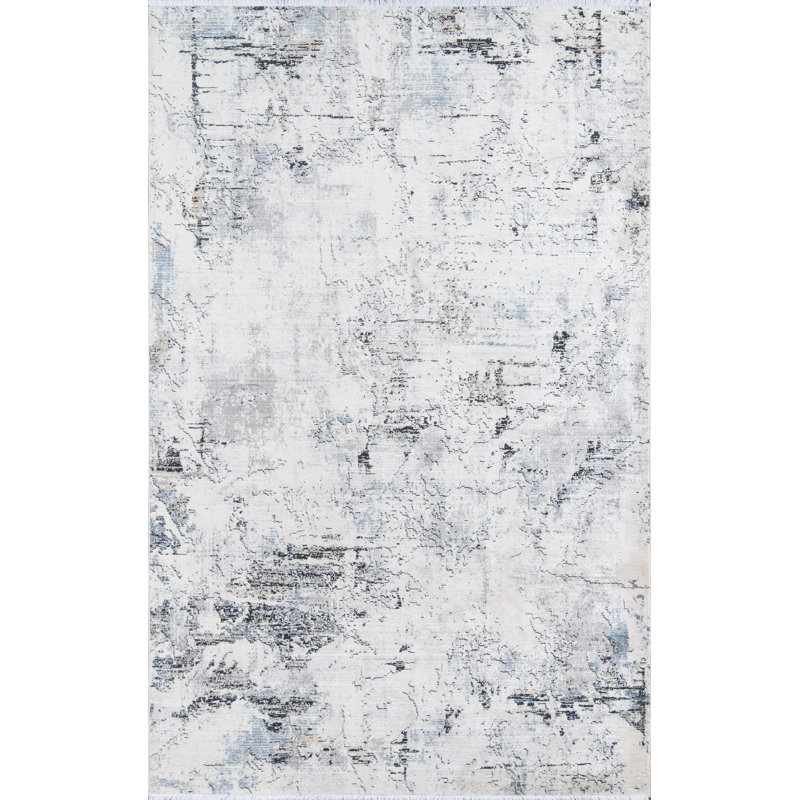 17 Stories Minor Power Loom Gray Rug Reviews Wayfair