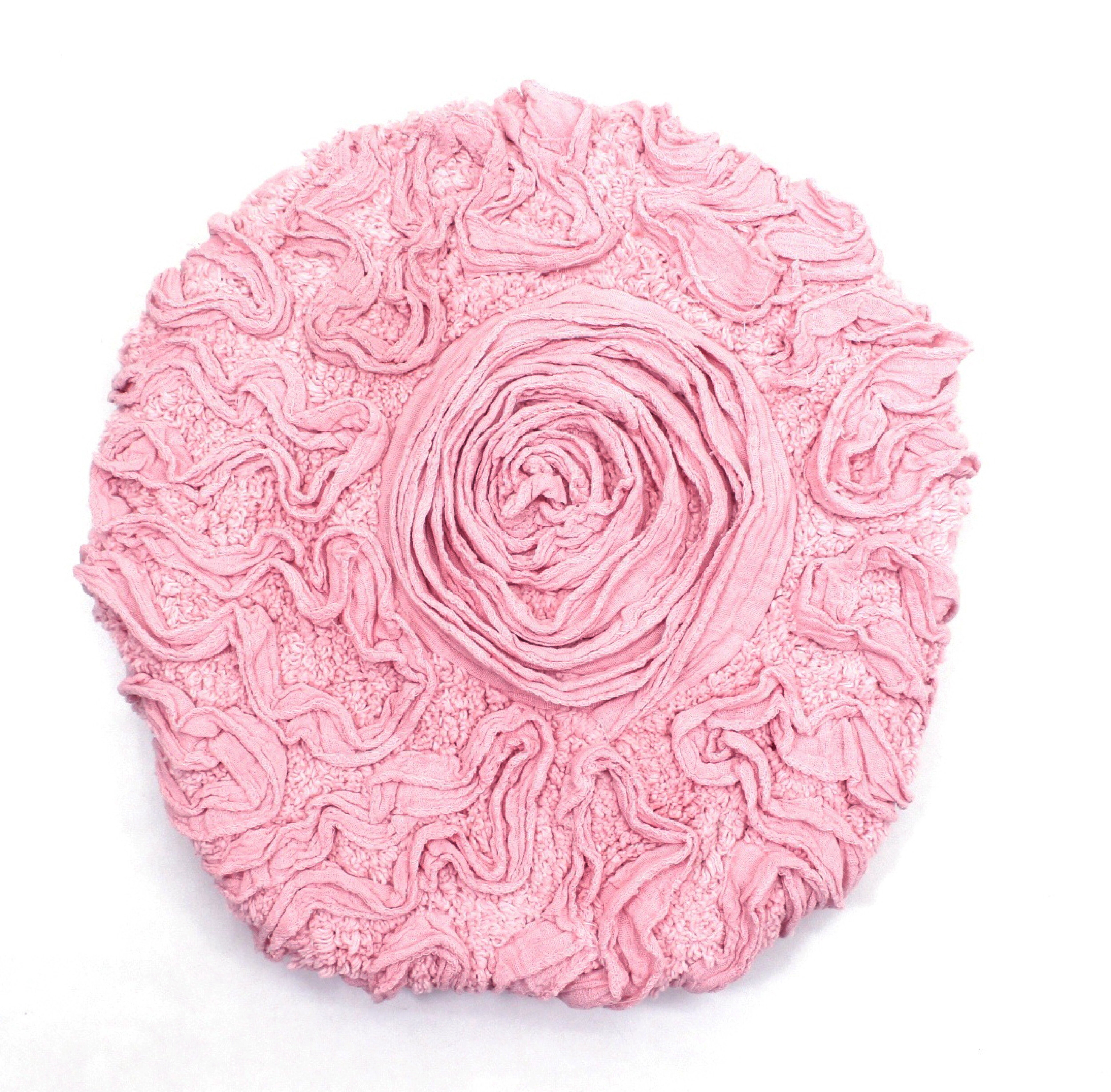 pink toilet lid cover