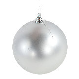 large silver ball ornaments