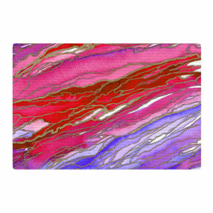 Ebi Emporium Agate Magic Geological Purple Area Rug