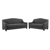 Kylen Chesterfield 2 Piece Living Room Set by Charlton Home®