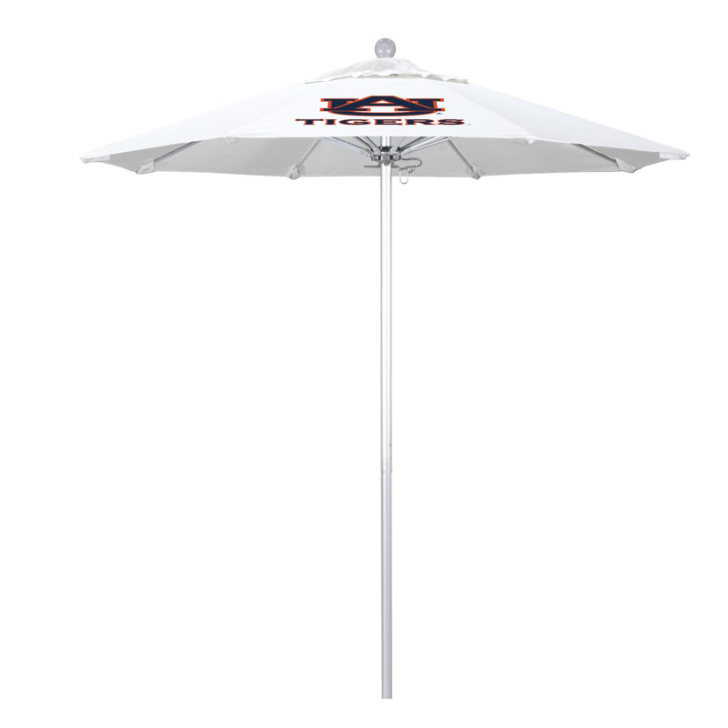California Umbrella Ncaa Licenced 7 5 Commercial Grade Aluminum And Fibreglass Patio Umbrella In White Wayfair Ca