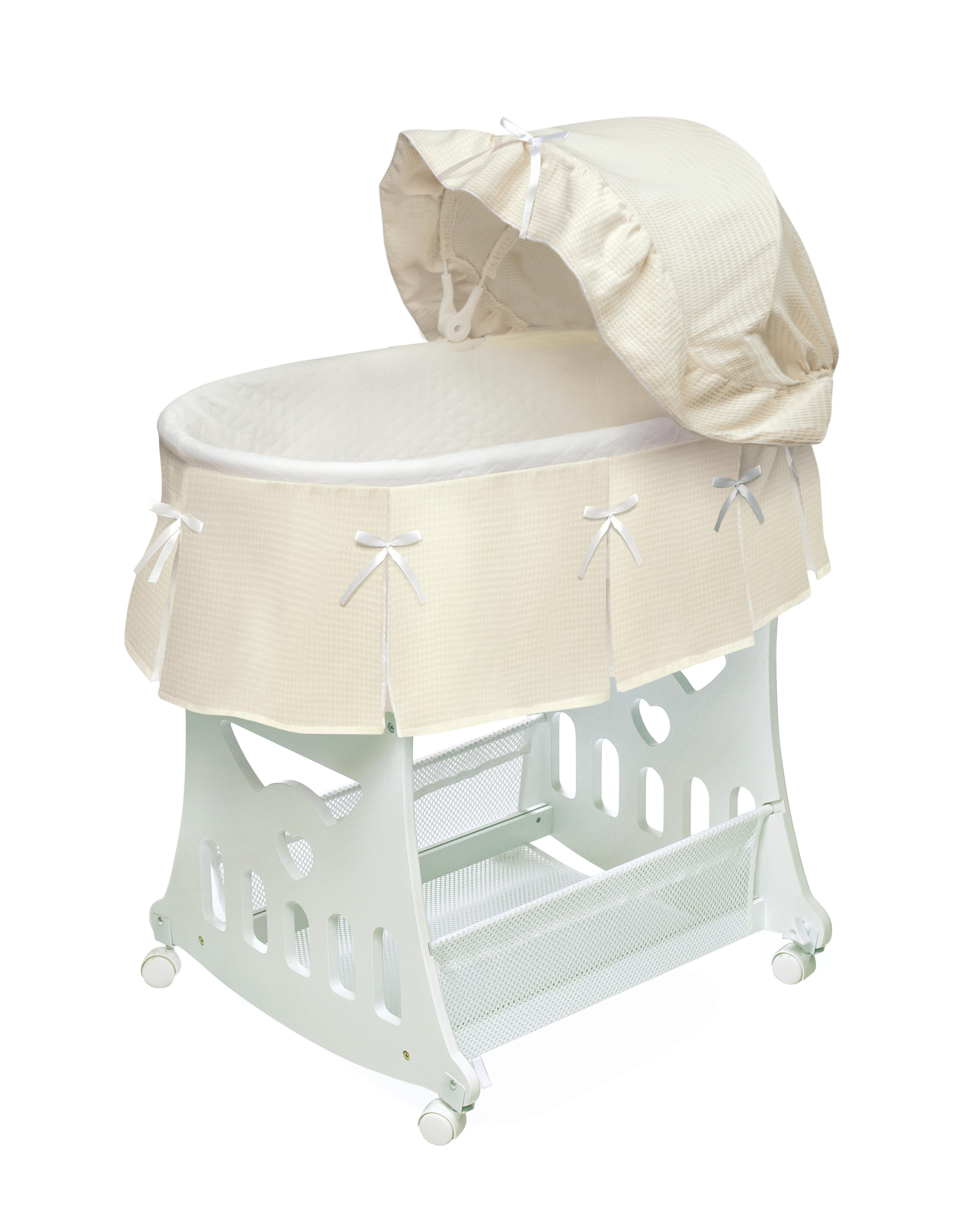 playtime jungle rocking bassinet