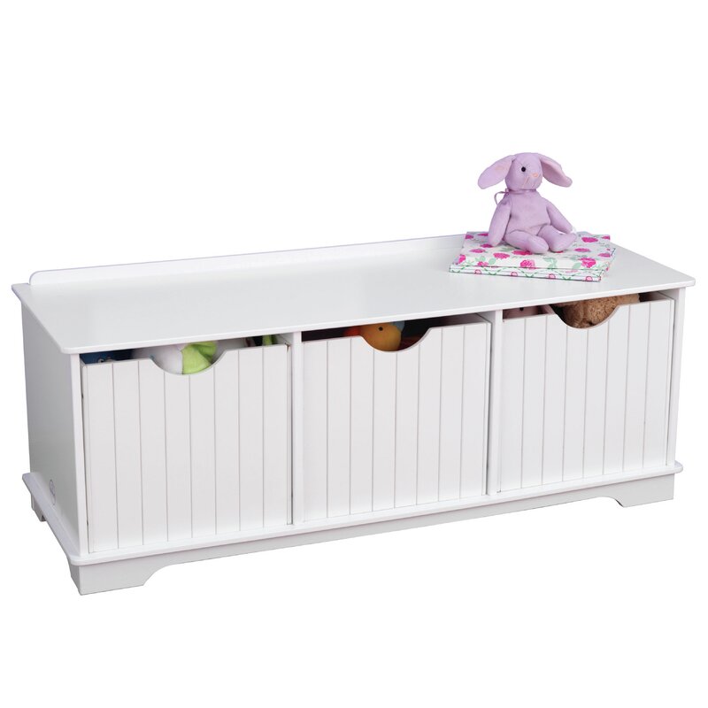 white bench toy box