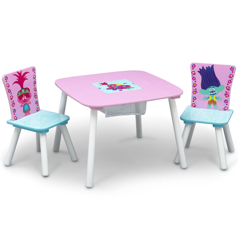 trolls table and chairs toys r us