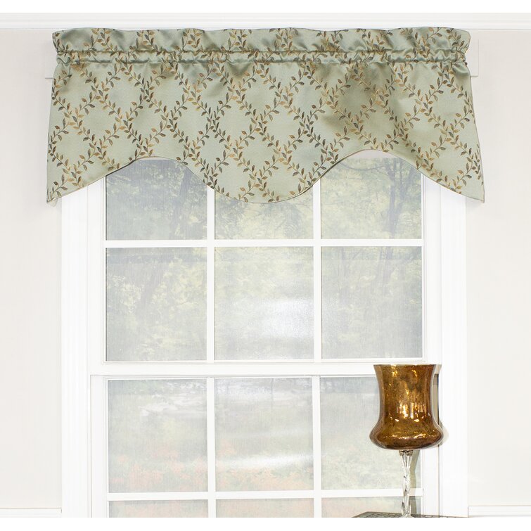 Winston Porter Sutliff Scalloped 50'' Window Valance | Wayfair.ca