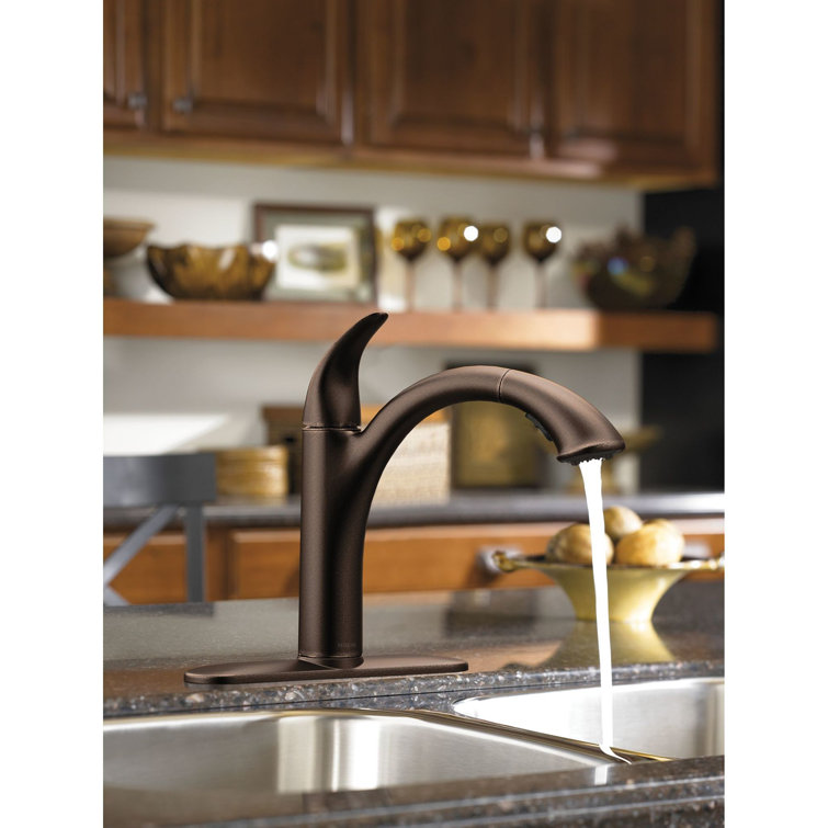 Camerist Pull Out Single Handle Kitchen Faucet with Duralock