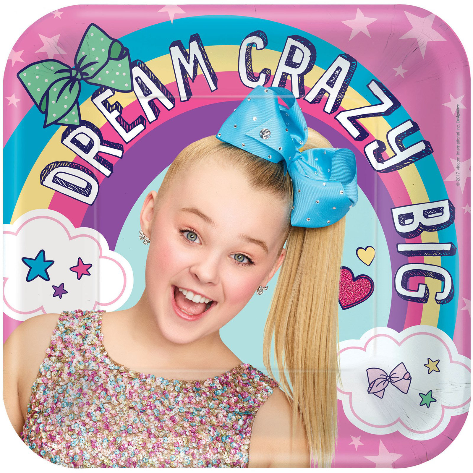 Na Jojo Siwa Paper Disposable Dessert Plate Wayfair