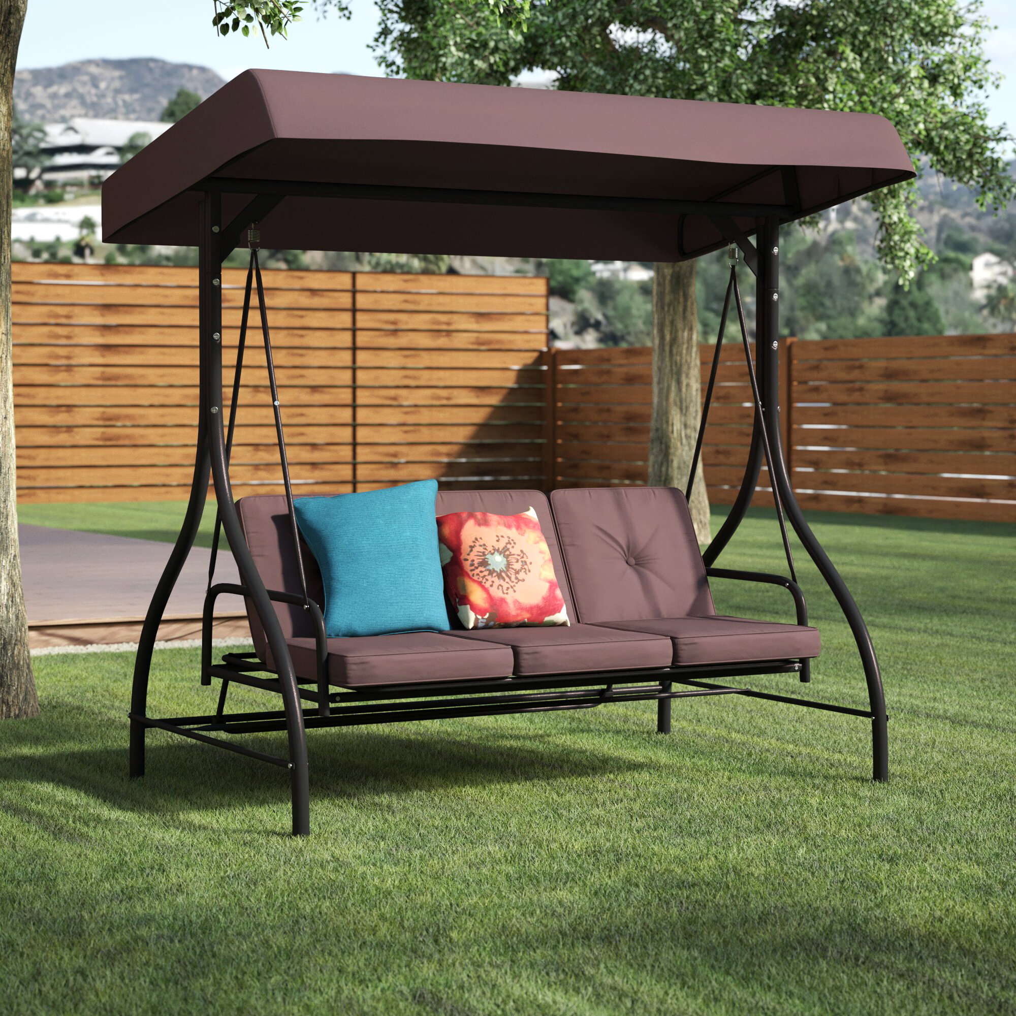 porch swing stand with canopy