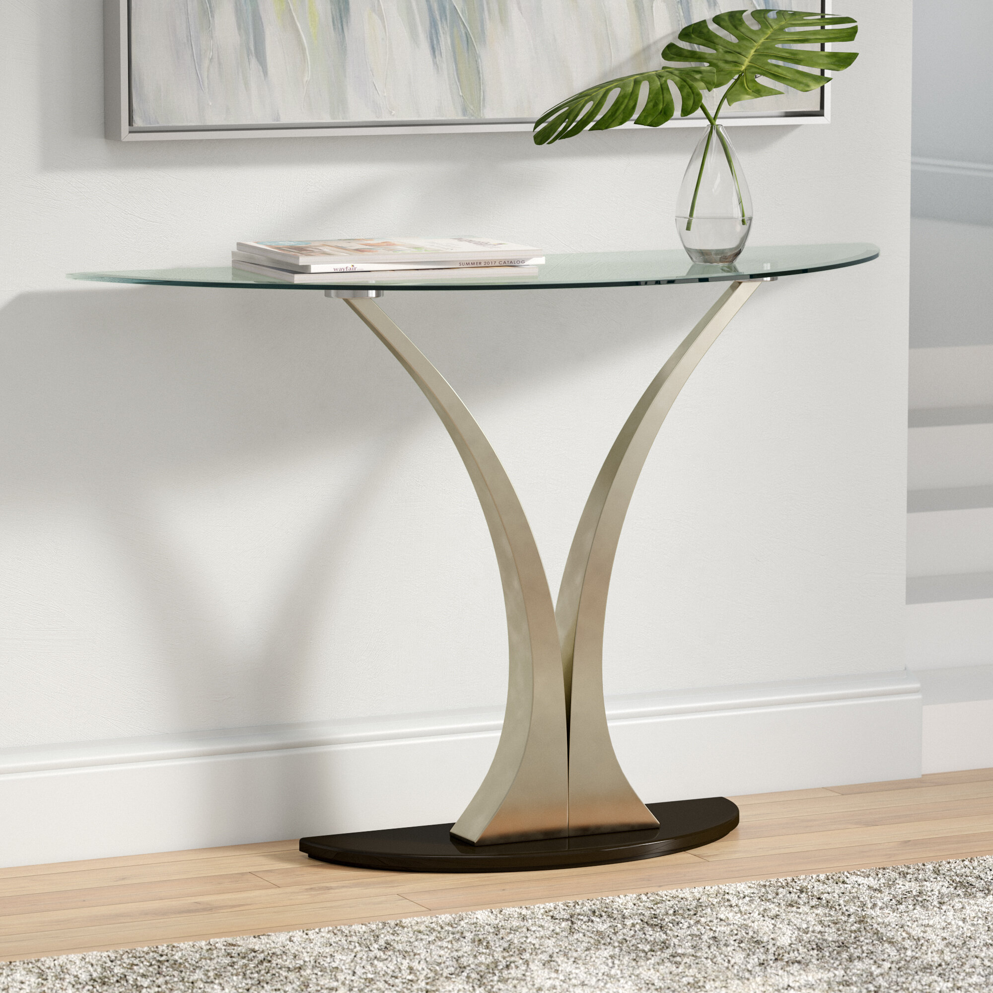 Ivy Bronx Fouts 46 Console Table Reviews Wayfair