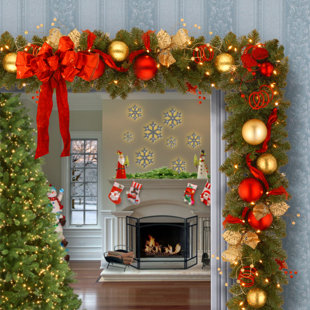 christmas garland with lights