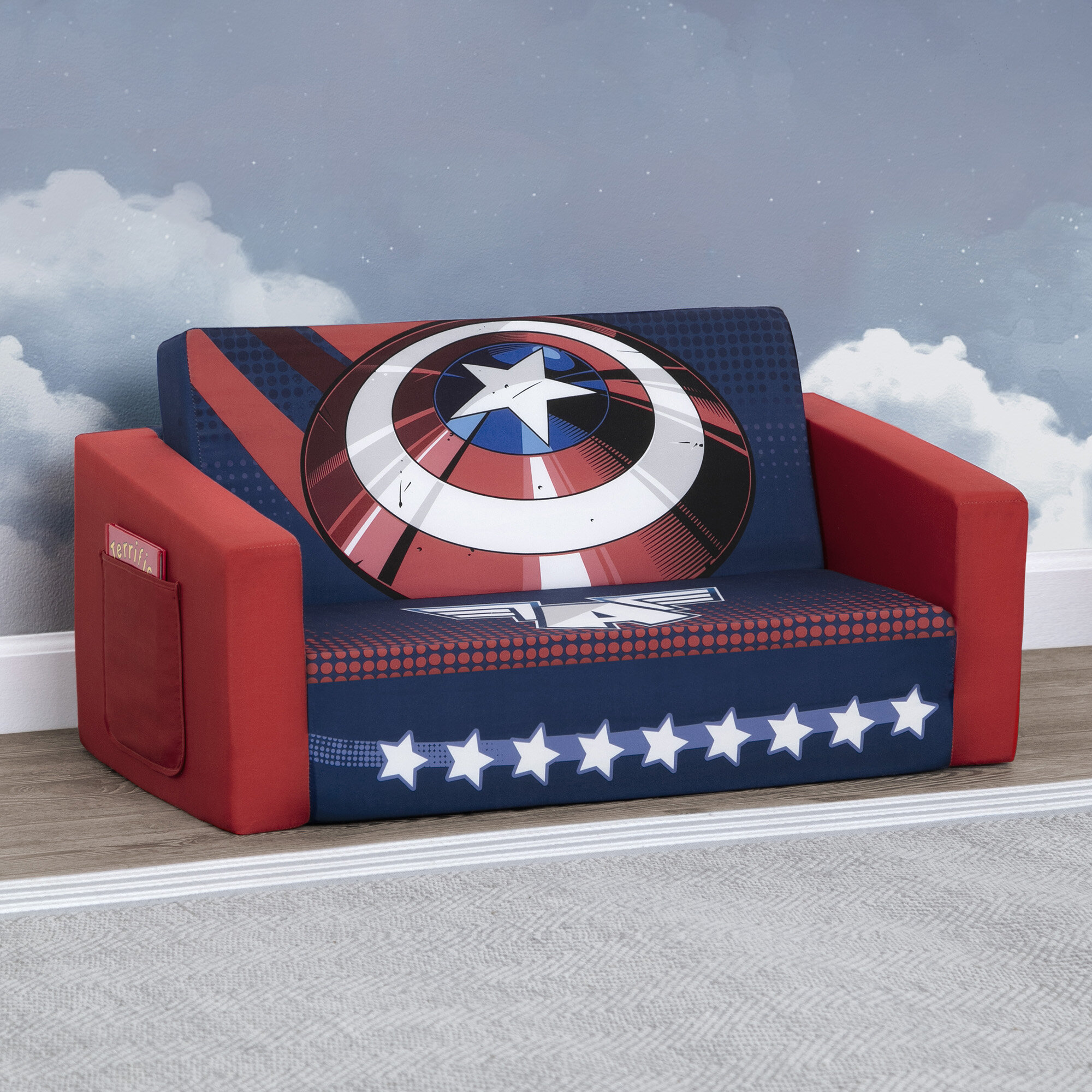 Children's Marvel Avengers Character Good Quality Kids Arm Chair Brand New 