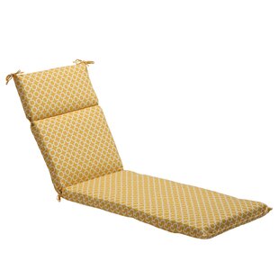 Pillow Perfect Outdoor/Indoor Topanga Stripe Lagoon Blue Chaise Lounge Cushion 72.5 x 21 