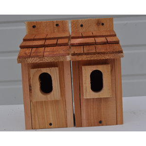 12 in x 6 in x 9 in Bluebird House (Set of 2)