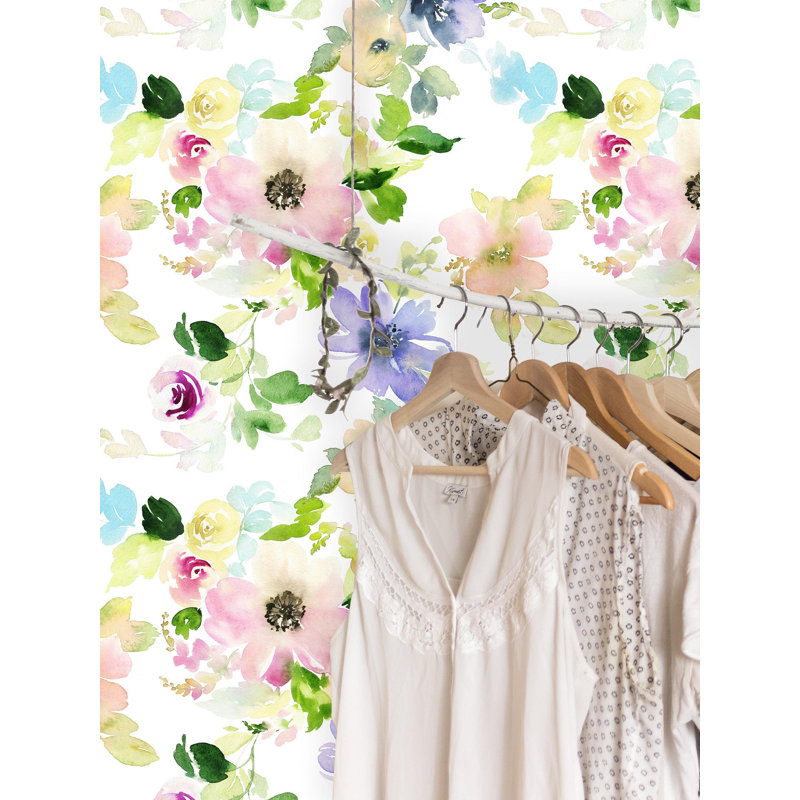 House Of Hampton Compton Removable Nursery Seamless Flowers